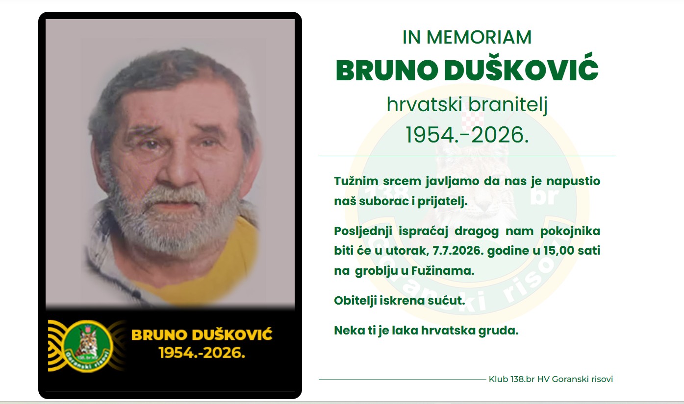 BRUNO DUŠKOVIĆ istaknuta