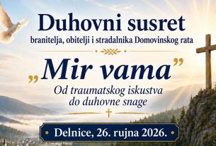 Delnice, 26. rujna – Duhovni susret branitelja, obitelji i stradalnika Domovinskog rata