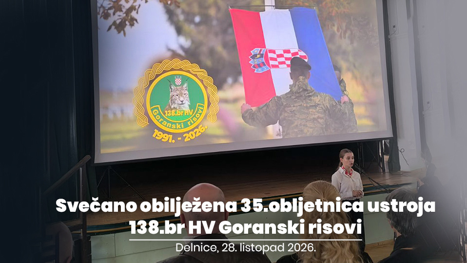 SVEČANO OBILJEŽAVANJE 35.OBLJETNICE USTROJA 138.br HV GORANSKI RISOVI